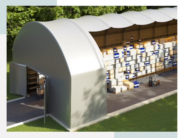 Тентовые ангары в Дзержинском