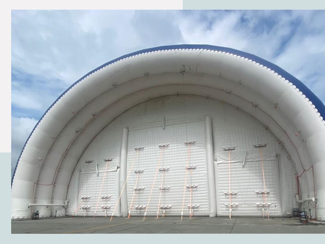 Пневмокаркасные ангары от СтальСтрой-Дзж по цене от 614 руб.