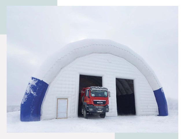 Мобильные ангары в Дзержинском