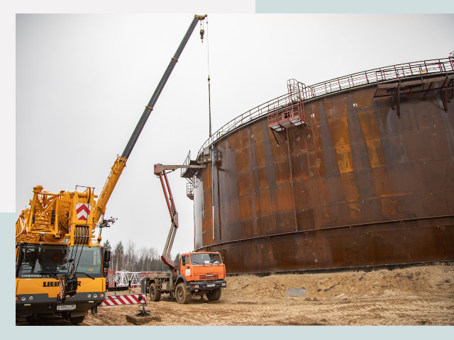 Монтаж резервуаров в Дзержинском от 614 руб. за м³