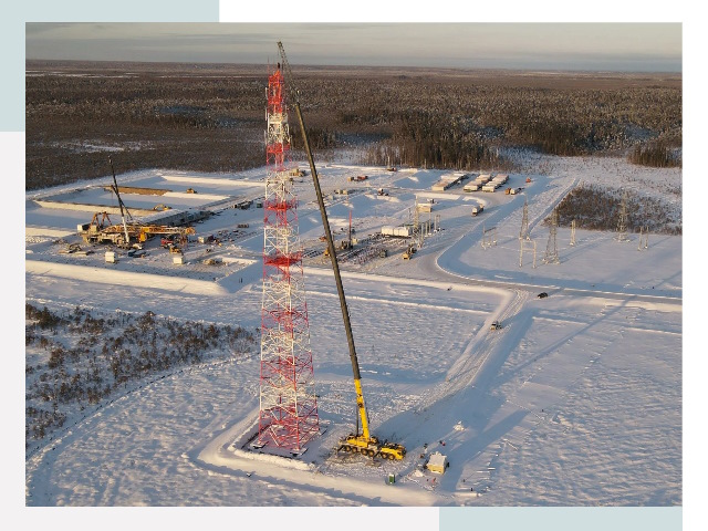 Мачты связи в Дзержинском