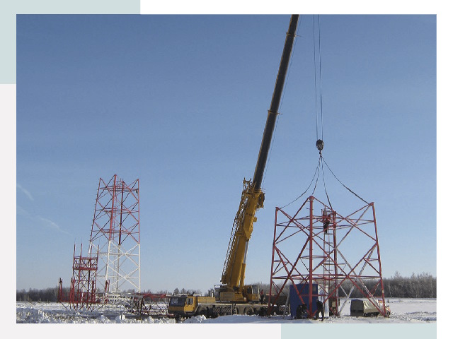 Монтаж вышек связи в Дзержинском