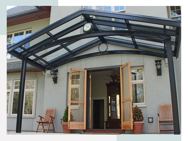 Козырьки металлические в Дзержинском