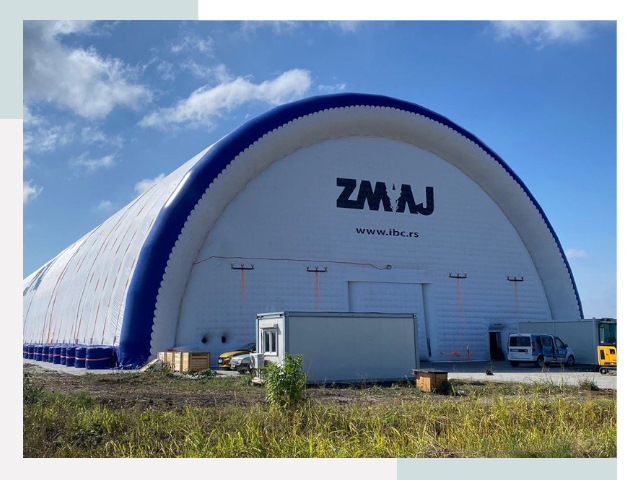 Брендирование ангаров в Дзержинском