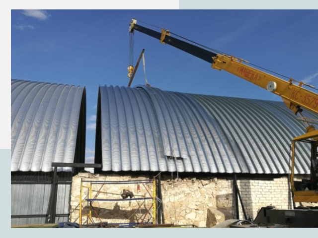 Реконструкция ангаров в Дзержинском от 614 руб.