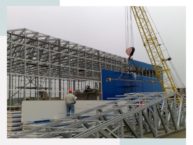 Монтаж ангаров в Дзержинском