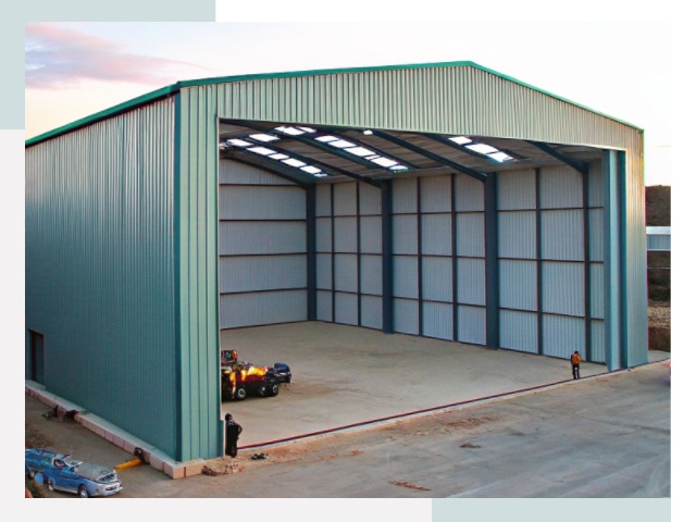 Строительство ангаров в Дзержинском